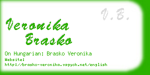 veronika brasko business card